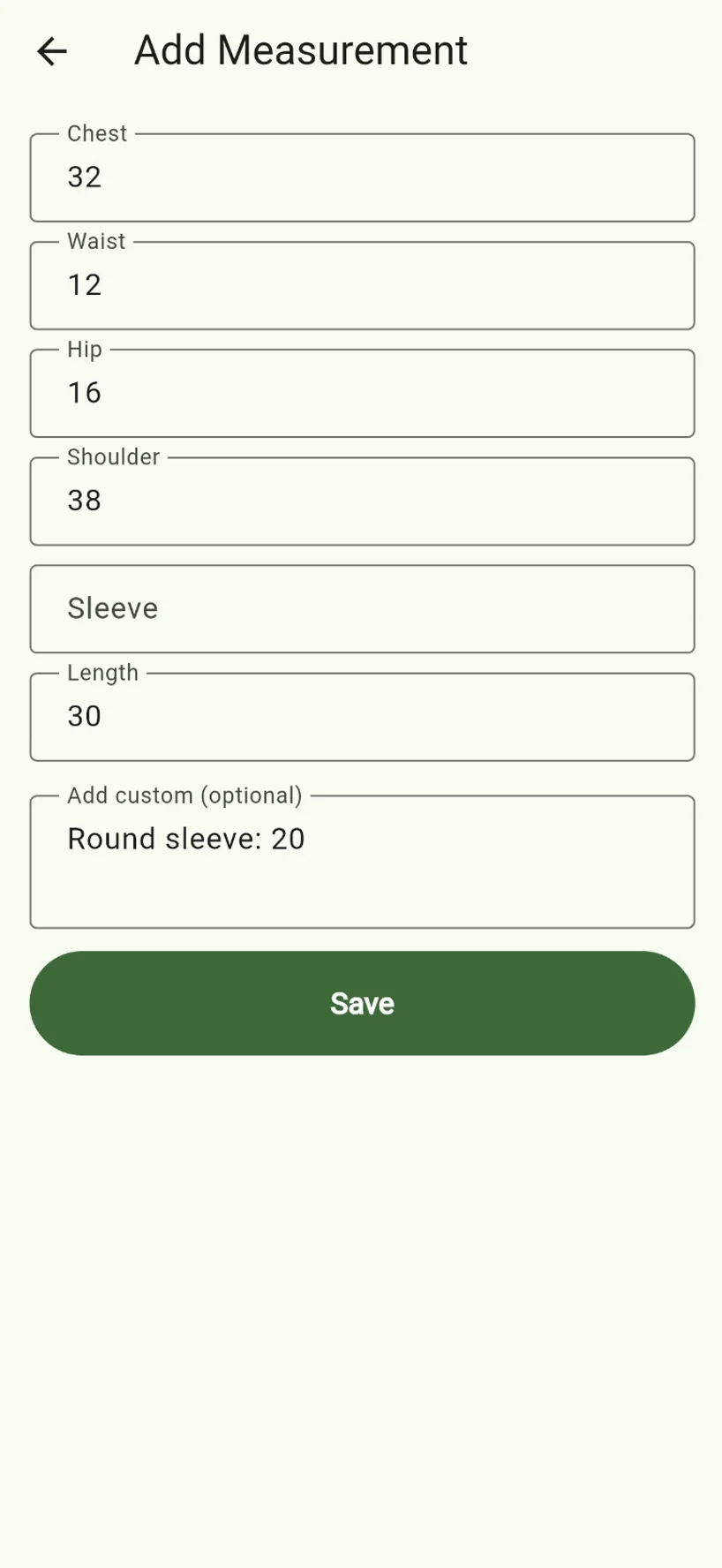 Measurements